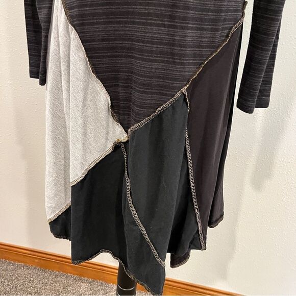 Bohemian asymmetrical v-neck long sleeve casual Dress size Large - Picture 4 of 10